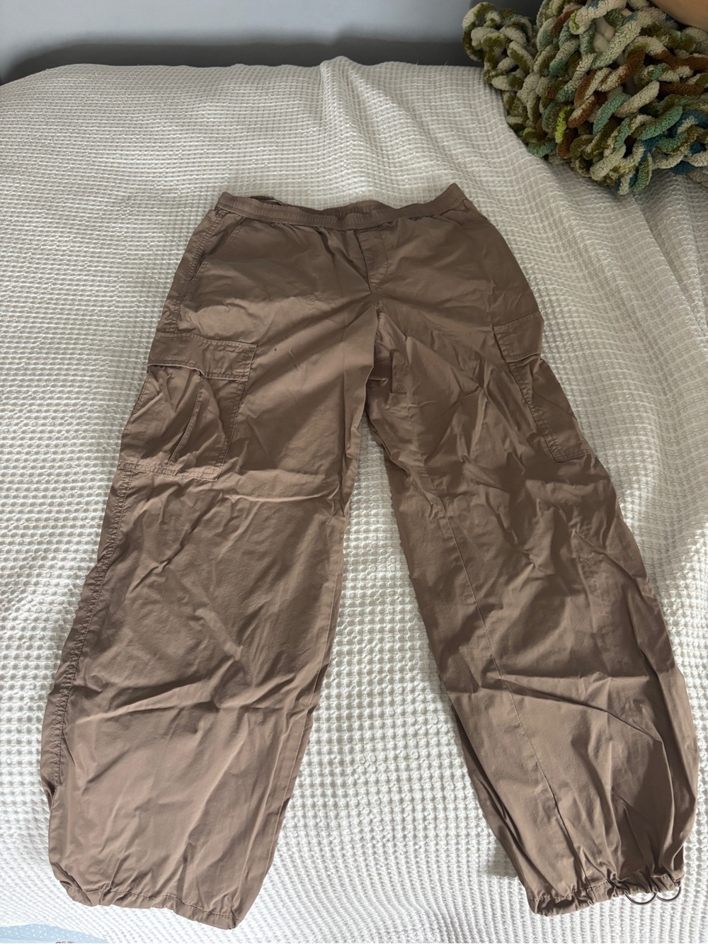 Uniqlo Brown Cargo Jogger Pants